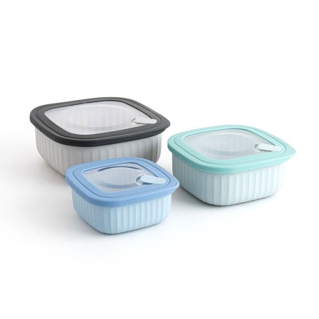 Lunchbox-Set Bidasoa Mia Bunt Kunststoff Ohne BPA 450 ml 850 ml 1,4 L 3 Stück | Tienda24 - Global Online Shop Tienda24.eu