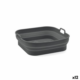 Cestello Pieghevole in Silicone per Friggitrice ad Aria Quid Naturalia 20 x 20 x 8 cm (12 Unità) di Quid, Accessori per frigg...