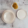 Piatto da pranzo Bidasoa Cosmos Bianco Ceramica 26 cm (12 Unità) | Tienda24 - Global Online Shop Tienda24.eu