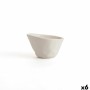 Ciotola per Aperitivi Bidasoa Cosmos Bianco Ceramica 12 cm (6 Unità) | Tienda24 - Global Online Shop Tienda24.eu