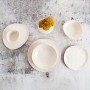 Snack Bowl Bidasoa Cosmos White Ceramic 12 cm (6 Units) | Tienda24 - Global Online Shop Tienda24.eu