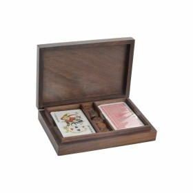 Set de jeux traditionnels Alexandra House Living Marron 13 x 4 x 28 cm 3-en-1 | Tienda24 - Global Online Shop Tienda24.eu