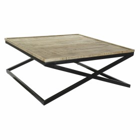 Occasional Furniture Alexandra House Living Brown Black Grey Glass Iron Fir wood 32 x 54 x 70 cm | Tienda24 - Global Online Shop Tienda24.eu