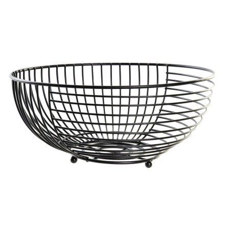 Frutero DKD Home Decor Negro Metal 28 x 28 x 12 cm | Tienda24 - Global Online Shop Tienda24.eu