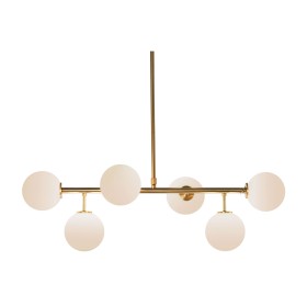 Candeeiro de teto DKD Home Decor 38 x 28 x 24 cm Dourado Branco Ferro 50 W | Tienda24 - Global Online Shop Tienda24.eu