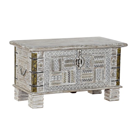 Baule DKD Home Decor Metallo Legno di mango 80 x 40 x 45 cm | Tienda24 - Global Online Shop Tienda24.eu