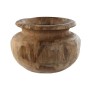 Vase Home ESPRIT natürlich Dunkelbraun Teakholz 30 x 30 x 20 cm | Tienda24 - Global Online Shop Tienda24.eu