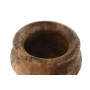 Vase Home ESPRIT Natural Dark brown Teak 30 x 30 x 20 cm | Tienda24 - Global Online Shop Tienda24.eu