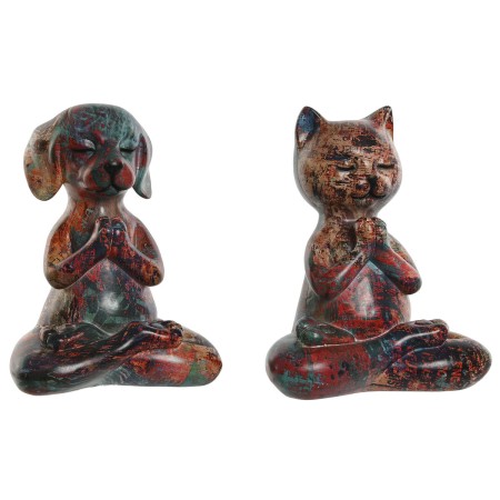 Figurine Décorative Home ESPRIT Multicouleur animaux 17 x 14 x 22,5 cm (2 Unités) | Tienda24 - Global Online Shop Tienda24.eu