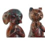 Decorative Figure Home ESPRIT Multicolour animals 17 x 14 x 22,5 cm (2 Units) | Tienda24 - Global Online Shop Tienda24.eu