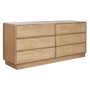 Cassettiera Home ESPRIT Naturale Rovere Tropicale 182 x 45 x 81 cm | Tienda24 - Global Online Shop Tienda24.eu