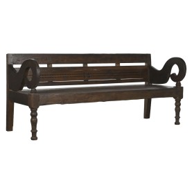 Banc Home ESPRIT Brun foncé bois de teck 196 x 68 x 82 cm de Home ESPRIT, Bancs - Réf : S3059368, Prix : 740,28 €, Remise : %