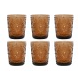 Set de Vasos Home ESPRIT Ambar Cristal (6 Unidades) | Tienda24 - Global Online Shop Tienda24.eu