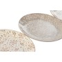 Plate set Home ESPRIT Brown Beige Porcelain 19 x 19 x 2 cm | Tienda24 - Global Online Shop Tienda24.eu