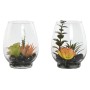 Planta Decorativa Home ESPRIT PVC Cristal 10 x 10 x 15 cm (2 Unidades) | Tienda24 - Global Online Shop Tienda24.eu