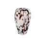 Vase Home ESPRIT Blanc Marron Verre Moderne 15,5 X 15,5 X 24,5 cm | Tienda24 - Global Online Shop Tienda24.eu