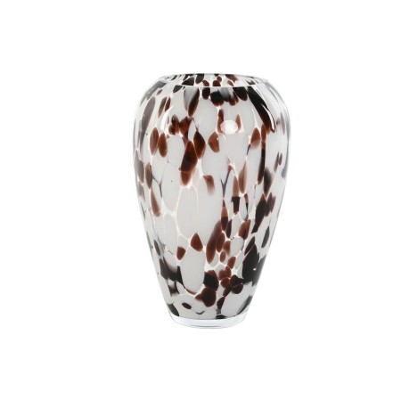 Vase Home ESPRIT White Brown Crystal Modern 15,5 X 15,5 X 24,5 cm | Tienda24 - Global Online Shop Tienda24.eu