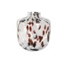 Vase Home ESPRIT Weiß Braun Kristall Moderne 15 x 15 x 17 cm | Tienda24 - Global Online Shop Tienda24.eu