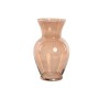 Vase Home ESPRIT Amber Crystal Modern 16 x 16 x 27 cm | Tienda24 - Global Online Shop Tienda24.eu