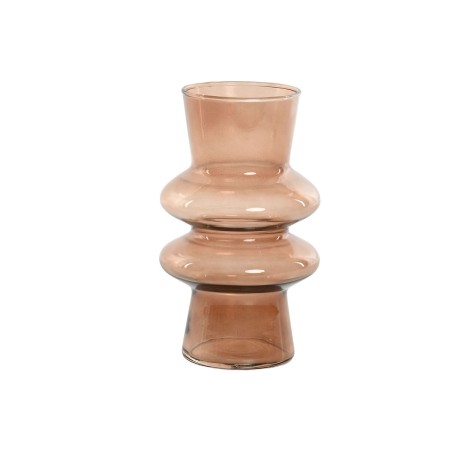 Vase Home ESPRIT Amber Crystal Modern 11,5 X 11,5 X 19,5 cm | Tienda24 - Global Online Shop Tienda24.eu