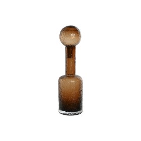 Vase Home ESPRIT Ambre Verre Moderne 11,5 X 11,5 X 19,5 cm | Tienda24 - Global Online Shop Tienda24.eu