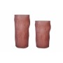 Vase Home ESPRIT Terracotta Crystal Modern 14 x 14 x 31,5 cm | Tienda24 - Global Online Shop Tienda24.eu