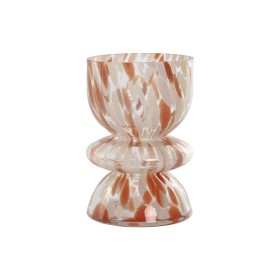 Vase Rayures Vert Verre 9,5 x 16,5 x 9,5 cm (8 Unités) | Tienda24 - Global Online Shop Tienda24.eu