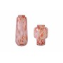 Vase Home ESPRIT Cream Terracotta Crystal Modern 12,5 x 12,5 x 30 cm | Tienda24 - Global Online Shop Tienda24.eu