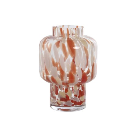 Vase Home ESPRIT Crème Terre cuite Verre Moderne 15 x 15 x 21 cm | Tienda24 - Global Online Shop Tienda24.eu