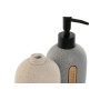 Dispensador de Jabón Home ESPRIT Negro Gris Crema ABS Dolomita (2 Unidades) | Tienda24 - Global Online Shop Tienda24.eu