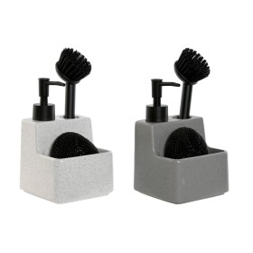 Portaspazzolini da Denti Bianco Argentato Plastica 7,7 x 11,2 x 7,7 cm (6 Unità) | Tienda24 - Global Online Shop Tienda24.eu