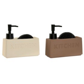 Toothbrush Holder Versa Slate Resin (7,2 x 11,2 x 7,2 cm) | Tienda24 - Global Online Shop Tienda24.eu