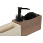 Soap dish Home ESPRIT Terracotta ABS Dolomite (2 Units) | Tienda24 - Global Online Shop Tienda24.eu