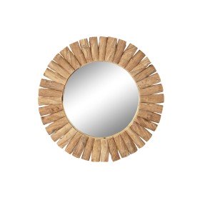 Wall mirror Natural 70 x 2,5 x 70 cm | Tienda24 - Global Online Shop Tienda24.eu