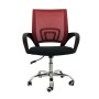 Chaise de Bureau Versa Noir Rouge Multicouleur 51 x 58 cm | Tienda24 - Global Online Shop Tienda24.eu