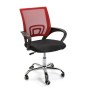 Chaise de Bureau Versa Noir Rouge Multicouleur 51 x 58 cm | Tienda24 - Global Online Shop Tienda24.eu