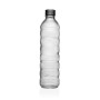 Botella Versa 1,22 L Transparente Vidrio Aluminio 8,5 x 33,2 x 8,5 cm | Tienda24 - Global Online Shop Tienda24.eu