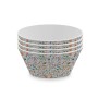 Set of bowls Versa Polyethylene RPET Flowers 4 Pieces | Tienda24 - Global Online Shop Tienda24.eu