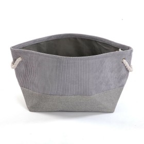 Basket set Versa Serpentine Textile 28 x 18 x 14 cm | Tienda24 - Global Online Shop Tienda24.eu