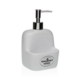 Soap Dispenser Andrea House 250 ml Bamboo Acrylic (Ø 7 x 17,5 cm) | Tienda24 - Global Online Shop Tienda24.eu