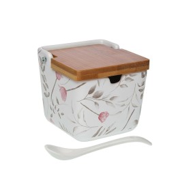 Sugar Bowl Versa Vanya 8 x 8 x 8 cm Ceramic | Tienda24 - Global Online Shop Tienda24.eu