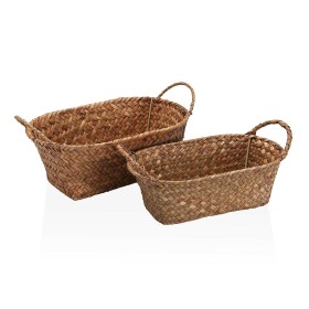 Basket Versa Corduroy 27 x 26 x 27 cm | Tienda24 - Global Online Shop Tienda24.eu