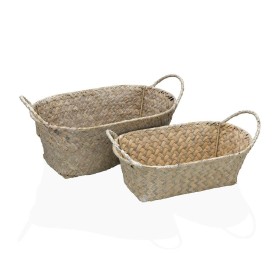 Basket set Versa Serpentine Textile 28 x 18 x 14 cm | Tienda24 - Global Online Shop Tienda24.eu