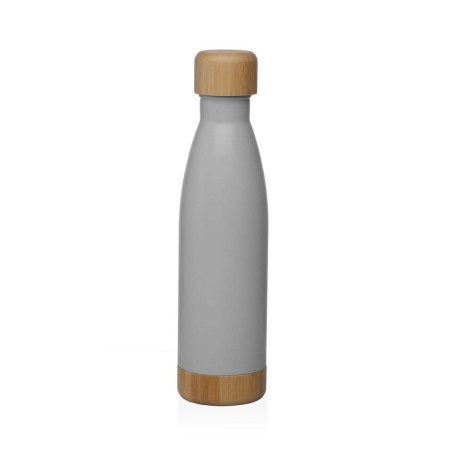 Wasserflasche Versa Grau Stahl 500 ml 7 x 27 x 7 cm | Tienda24 - Global Online Shop Tienda24.eu