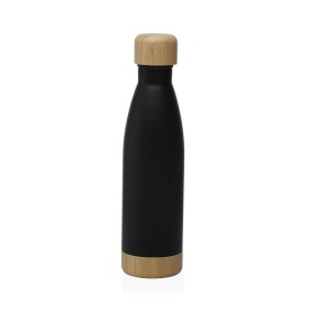 Botella de Agua Versa Gris Acero 500 ml 7 x 27 x 7 cm | Tienda24 - Global Online Shop Tienda24.eu