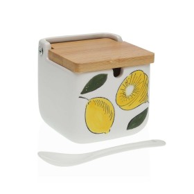 Sugar Bowl Versa Beige 8,8 x 8,5 x 8,8 cm Ceramic | Tienda24 - Global Online Shop Tienda24.eu