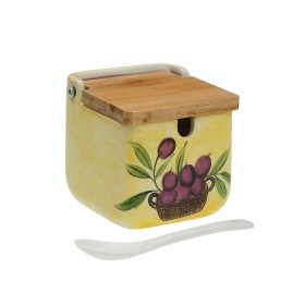 Açucareiro Versa Bistro Cerâmica 8,8 x 8,5 x 8,8 cm | Tienda24 - Global Online Shop Tienda24.eu