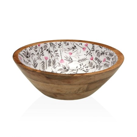 Salad Bowl Versa Caprice Bamboo Porcelain Mango wood 30 x 10 x 30 cm | Tienda24 - Global Online Shop Tienda24.eu