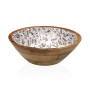 Salad Bowl Versa Caprice Bamboo Porcelain Mango wood 30 x 10 x 30 cm | Tienda24 - Global Online Shop Tienda24.eu