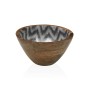 Bol Versa Chevron Bambou Porcelaine Bois de manguier | Tienda24 - Global Online Shop Tienda24.eu